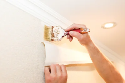 Pose de papier peint à Alleuze — revêtements muraux et toiles de verre